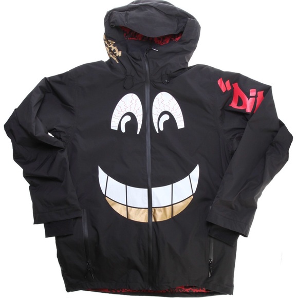 DGK Other - DGK X 32 Collection Shiloh 2 Jacket Smiley 2012 Snowboard Skater Large RARE